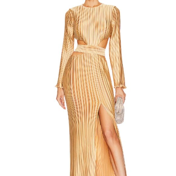 AIIFOS Phillipa Gown in Tan, Size 2 - Picture 4 of 9